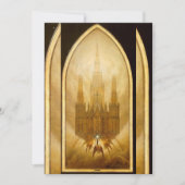 Caspar David Friedrich - De kathedraal Kaart (Voorkant)