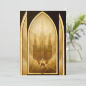 Caspar David Friedrich - De kathedraal Kaart (Staand voorkant)