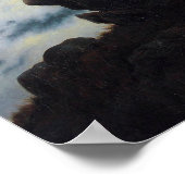 Caspar David Friedrich De zwerver boven het Zee Poster (Hoek)