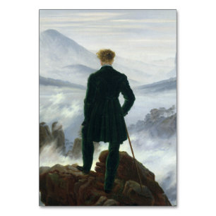 Caspar David Friedrich - De Zwerver Kaart