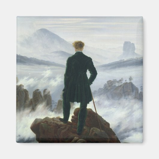 Caspar David Friedrich - De Zwerver Magneet (Voorkant)