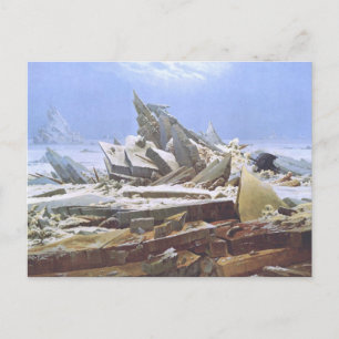 Caspar David Friedrich - Het Polaire Zee Briefkaart