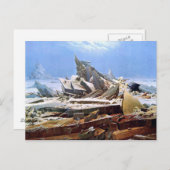 CASPAR DAVID FRIEDRICH - Het zee van ijs 1824 Briefkaart (Voorkant / Achterkant)