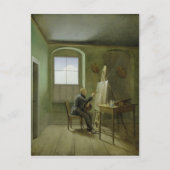 Caspar David Friedrich in zijn studio, 1811 Briefkaart (Voorkant)