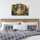 Caspar David Friedrich Monastery Ruins Eldena Canvas Afdruk (Insitu (Slaapkamer))