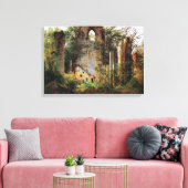 Caspar David Friedrich Monastery Ruins Eldena Canvas Afdruk (Insitu (Woonkamer))