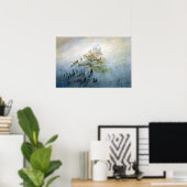 Caspar David Friedrich Morning Mist in bergen Poster (Thuiskantoor)