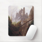 Caspar David Friedrich Rocky Landschap in de Elbe Muismat (Met muis)