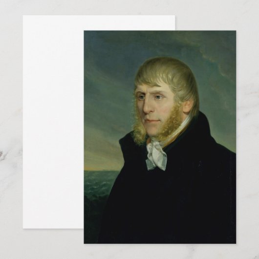 Caspar David Friedrich - Self-portret Kaart (Voorkant / Achterkant)