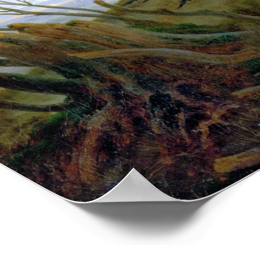 Caspar David Friedrich The Tree of Crows Poster (Hoek)