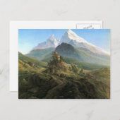 Caspar David Friedrich- The Watzmann Briefkaart (Voorkant / Achterkant)