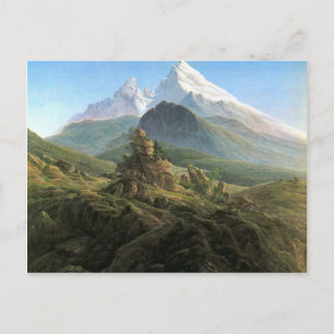 Caspar David Friedrich- The Watzmann Briefkaart