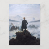 CASPAR DAVID FRIEDRICH - Wanderer boven het zee Briefkaart (Voorkant)