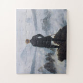 Caspar David Friedrich, Wanderer het Zee van mist Legpuzzel (Verticaal)