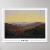Caspar David Friedrich Zedign Art Poster #120 (Voorkant)