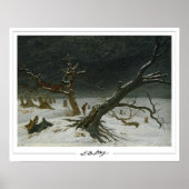 Caspar David Friedrich Zedign Art Poster #128 (Voorkant)