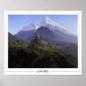 Caspar David Friedrich Zedign Art Poster #140 (Voorkant)