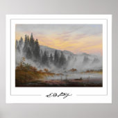 Caspar David Friedrich Zedign Art Poster #16 (Voorkant)