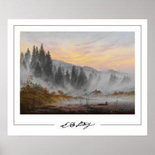 Caspar David Friedrich Zedign Art Poster #16