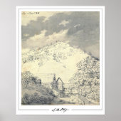 Caspar David Friedrich Zedign Art Poster #162 (Voorkant)