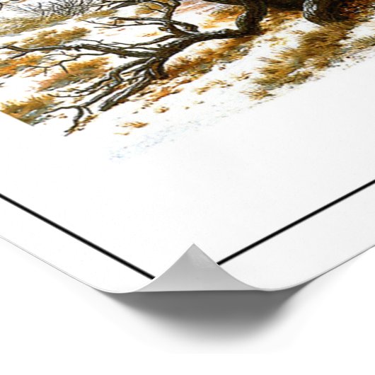 Caspar David Friedrich Zedign Art Poster #17 (Hoek)