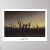 Caspar David Friedrich Zedign Art Poster #18 (Voorkant)