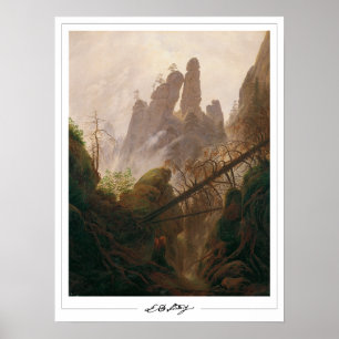 Caspar David Friedrich Zedign Art Poster #2