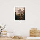 Caspar David Friedrich Zedign Art Poster #2 (Keuken)