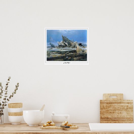 Caspar David Friedrich Zedign Art Poster #24 (Keuken)