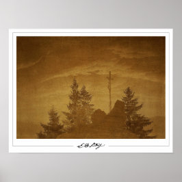 Caspar David Friedrich Zedign Art Poster #38