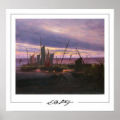 Caspar David Friedrich Zedign Art Poster #55 (Voorkant)