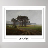 Caspar David Friedrich Zedign Art Poster #57 (Voorkant)
