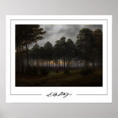 Caspar David Friedrich Zedign Art Poster #72 (Voorkant)