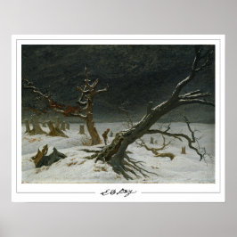 Caspar David Friedrich Zedign Kunstposter #128 Poster