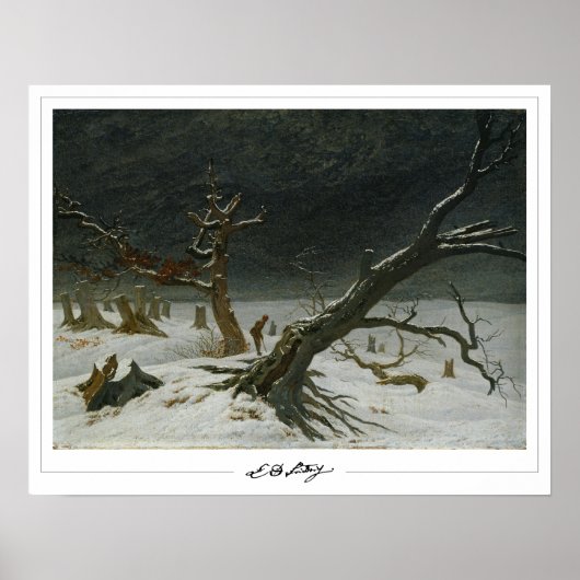 Caspar David Friedrich Zedign Kunstposter #128 Poster (Voorkant)