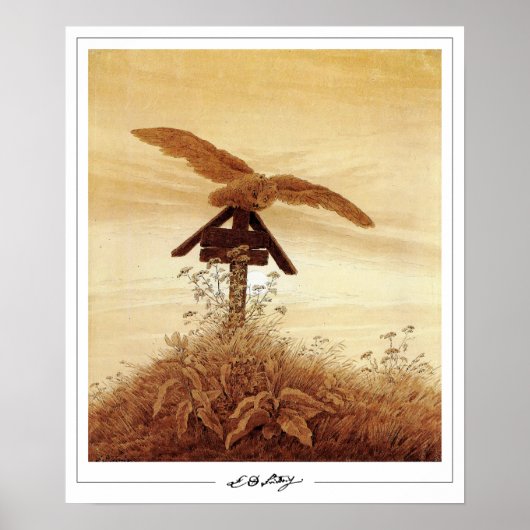 Caspar David Friedrich Zedign Kunstposter #131 Poster (Voorkant)