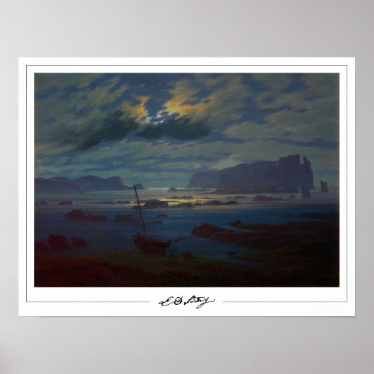 Caspar David Friedrich Zedign Kunstposter #17 Poster (Voorkant)