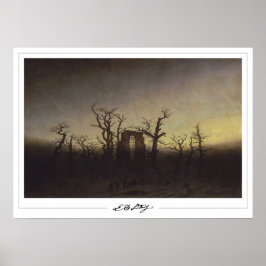 Caspar David Friedrich Zedign Kunstposter #18 Poster
