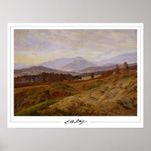 Caspar David Friedrich Zedign Kunstposter #21 Poster (Voorkant)