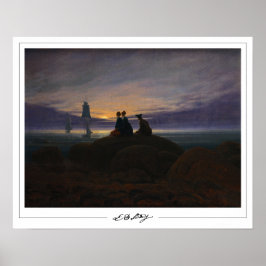 Caspar David Friedrich Zedign Kunstposter #22 Poster
