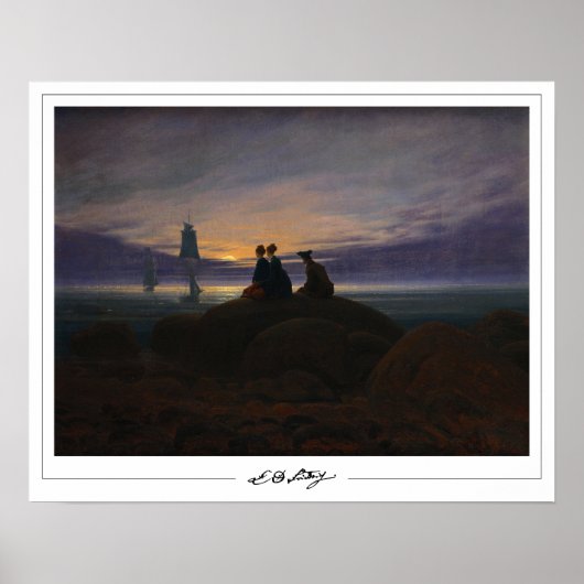 Caspar David Friedrich Zedign Kunstposter #22 Poster (Voorkant)