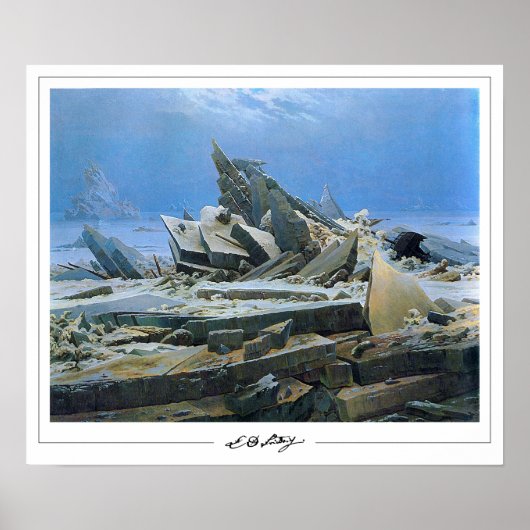 Caspar David Friedrich Zedign Kunstposter #24 Poster (Voorkant)