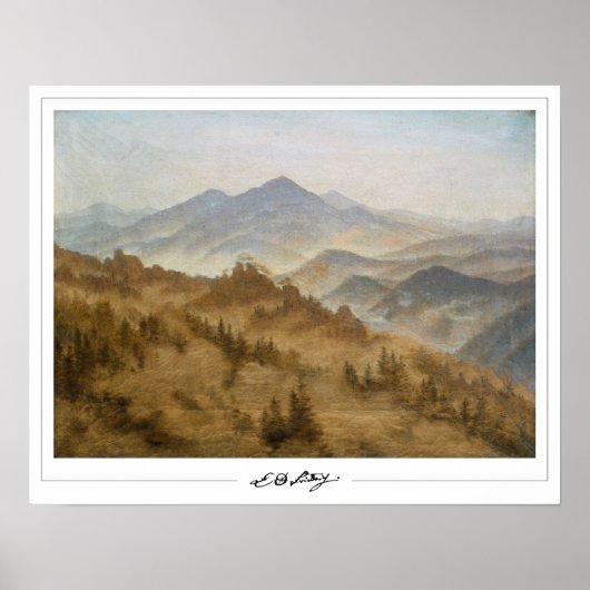 Caspar David Friedrich Zedign Kunstposter #25 Poster (Voorkant)