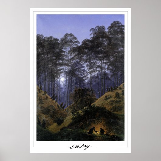 Caspar David Friedrich Zedign Kunstposter #42 Poster (Voorkant)