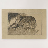 Caspar David Friedrich - Zelfportret (1803) Legpuzzel (Horizontaal)