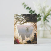  Caspar Friedrich Chalk Cliffs bij Ruegen Briefkaart (Staand voorkant)