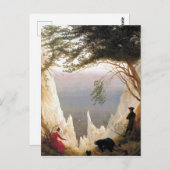  Caspar Friedrich Chalk Cliffs bij Ruegen Briefkaart (Voorkant / Achterkant)