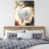 Caspar Friedrich Chalk Cliffs bij Ruegen Canvas Afdruk (Insitu (Slaapkamer))