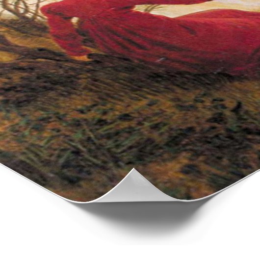 Caspar Friedrich Chalk Cliffs bij Ruegen Poster (Hoek)