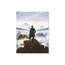 CASPAR FRIEDRICH De wandelaar boven de nevelzee